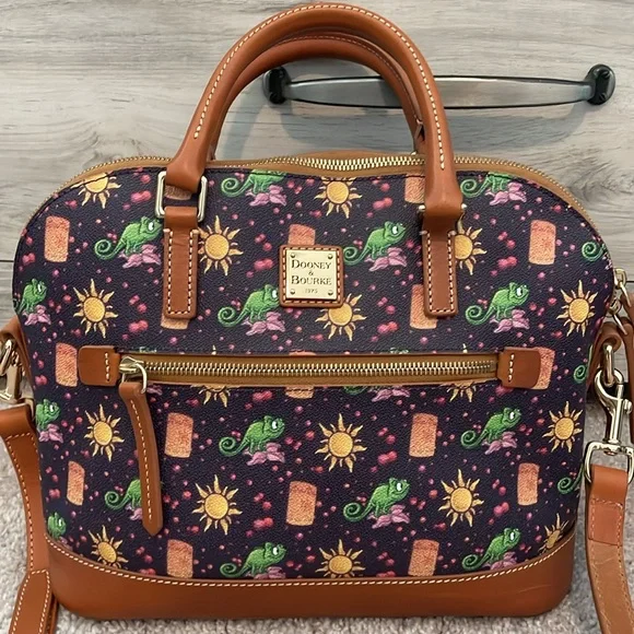 Disney Dooney & Bourke Tangled Rapunzel Satchel - Picture 2 of 11